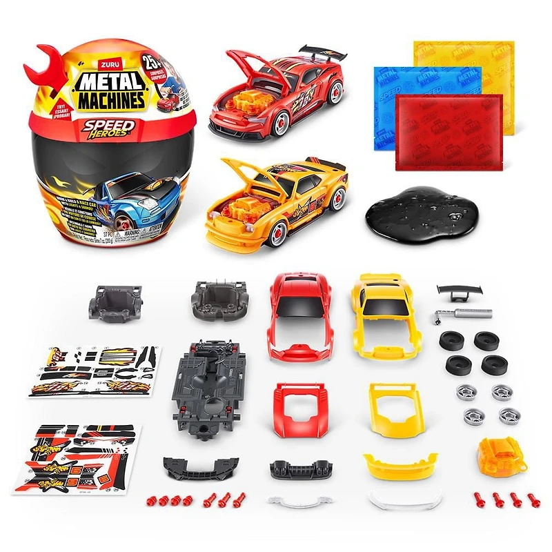 Metal Machines Speed Heroes by Zuru, build and race your own race car