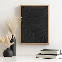 hometrends Heavy Texture Design 2 Framed Canvas Art
