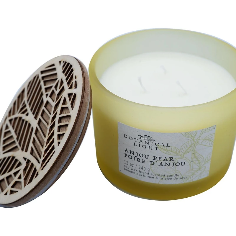340g Poire d'Anjou BOUGIE PARFUMÉE À LA CIRE DE SOYA