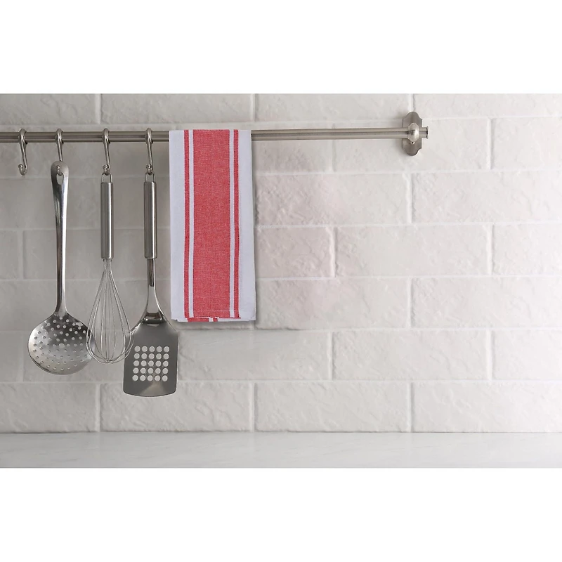 3 Pack Kitchen Towel Set Red Plaid