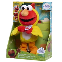 Peluche Elmo déguisé en poulet de Sesame Street de 33 cm de haut, peluches dansantes, animaux en peluche Peluche Elmo déguisé en poulet de Sesame Street