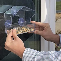 WINDOW BIRD FEEDER, Perky-Pet Window Bird Feeder – 1/2 Lb Capacity