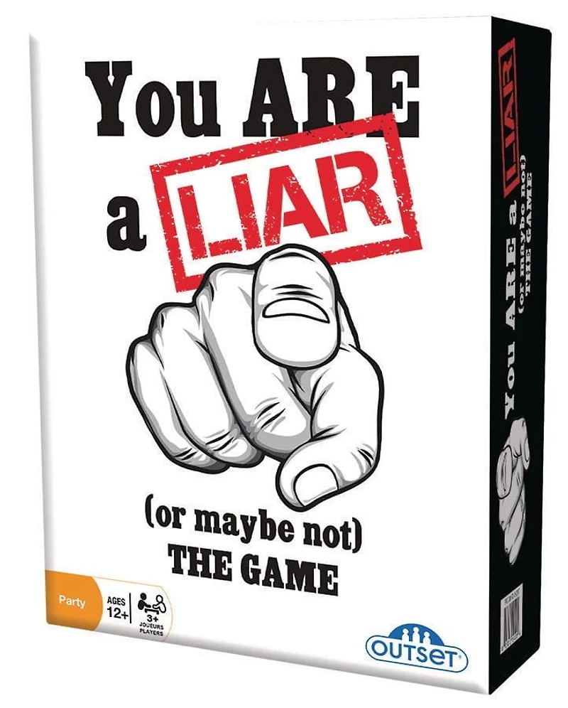 Jeu de fête « You are a Liar » d'Outset Media - Version anglaise