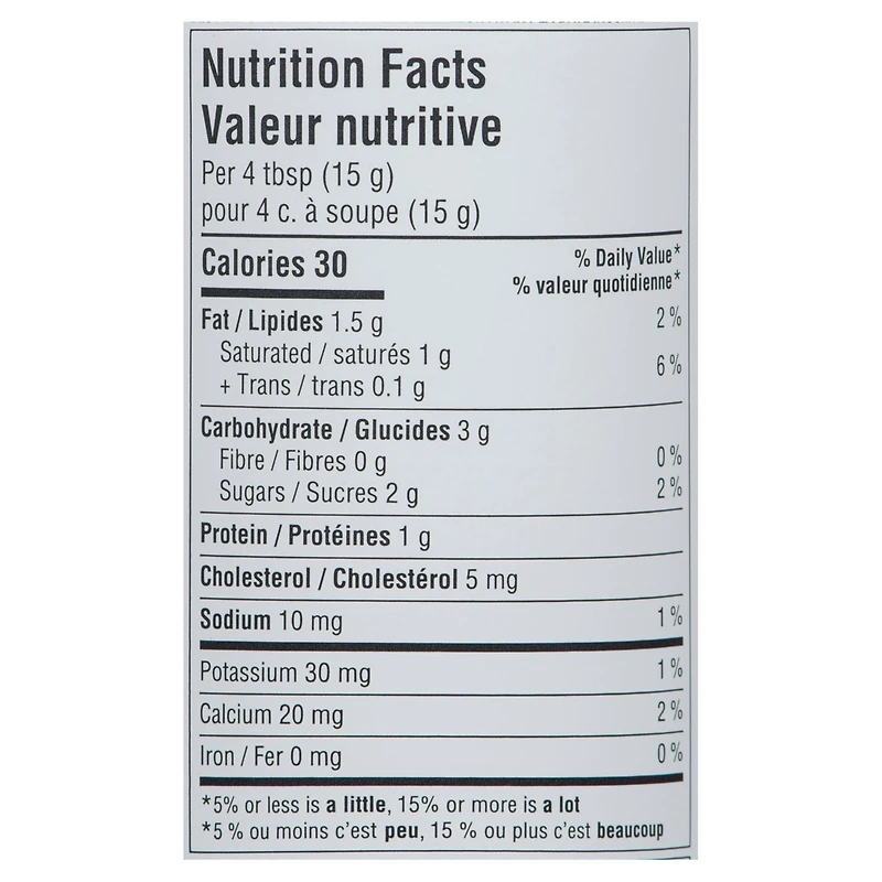 Gay Lea Light Real Whipped Cream, 225 g
