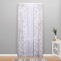 Mainstays 28-48" (71 - 122 cm) Adjustable Heavy Duty Double Curtain Rod, 2-3" Clearance, White