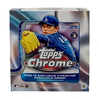 2025 Topps MLB Chrome Baseball Trading Cards Mega Box