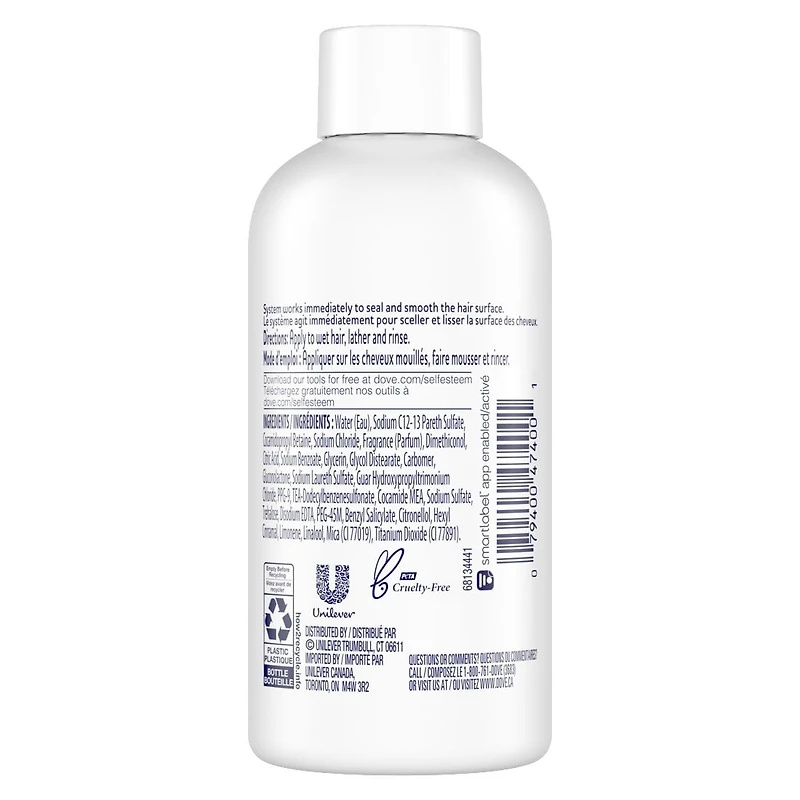 Dove Intensive Repair Travel Shampoo, 89 ml Shampoo
