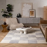 Rug Branch Nova Collection Modern Checkered Area Rug