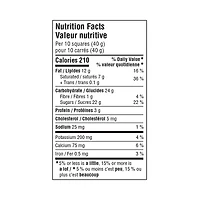 Chocolat au lait aux amandes et raisins secs de Great Value 100g