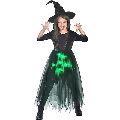Déguisement de sorcière lumineuse pour Halloween, taille L, noir, par Way to Celebrate NO BRAND IMPORT EX DEGUISEMENT HLW G