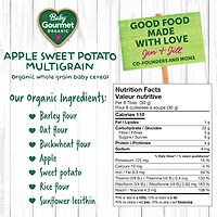 Baby Gourmet Organic Cereal Apple Sweet Potato Multigrain
