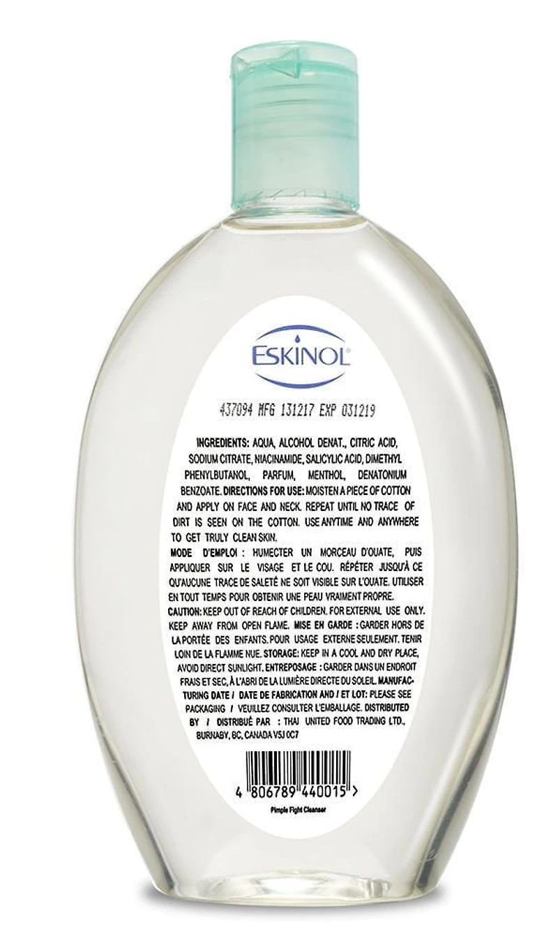 Eskinol Facial Deep Cleanser with Dermaclear Formula