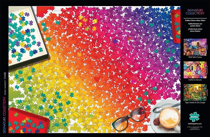 Buffalo Games - Le puzzle Signature Collection - Puzzle Rainbow - en 1000 pièces