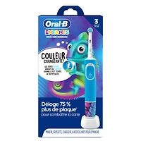 Oral-B Brosse à Dents Électrique Rechargeable pour Enfants avec Chargeur, pour 3 Ans et Plus, Poils Extra Souples