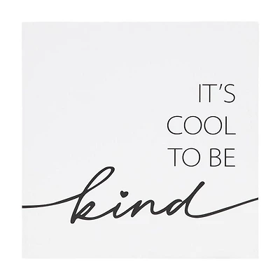 Dessus de boîte artistique « It's Cool to Be Kind »
