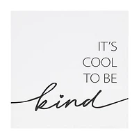 Dessus de boîte artistique « It's Cool to Be Kind »