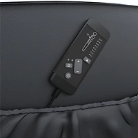DHP Harrison Pushback Recliner with Massage Backrest, Black Faux Leather