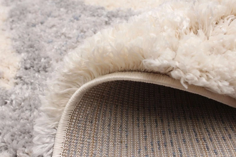 ECARPET Tapis Géométrique d'intérieur à Poils Longs, Collection Lova Ultra Douce et Pelucheuse