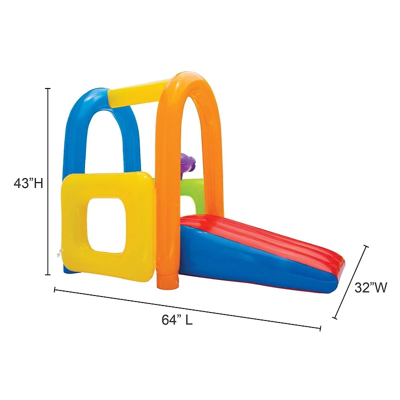 Banzai Jr. – Aire de jeux d’eau gonflable géante pour enfants avec arrosage