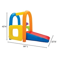 Banzai Jr. – Aire de jeux d’eau gonflable géante pour enfants avec arrosage