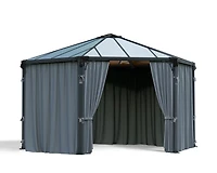 CANOPIA by PALRAM Shade Curtains Kit for Roma Gazebo