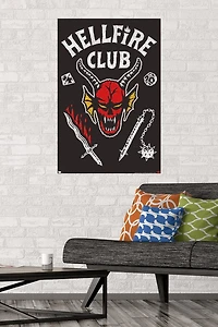 Netflix Stranger Things: Season 4 - Hellfire Club Wall Poster