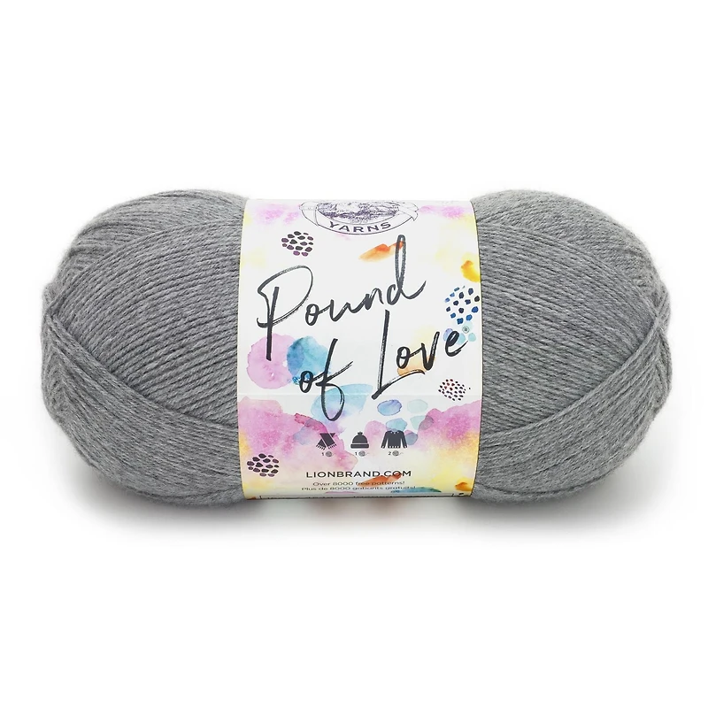 Lion Brand Pound of Love Yarn #4 Medium Premium Acrylic Yarn 454g /932m 1 Ball