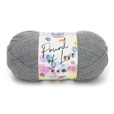 Lion Brand Pound of Love Yarn #4 Medium Premium Acrylic Yarn 454g /932m 1 Ball