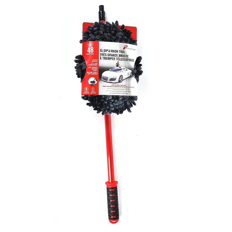 Prestoge Series Xl Car Washing Microfiber Mop, Extends to 48", Wash Tool