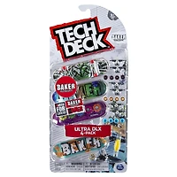 Tech Deck, Ultra DLX 4-Pack Fingerboards (Styles Vary)