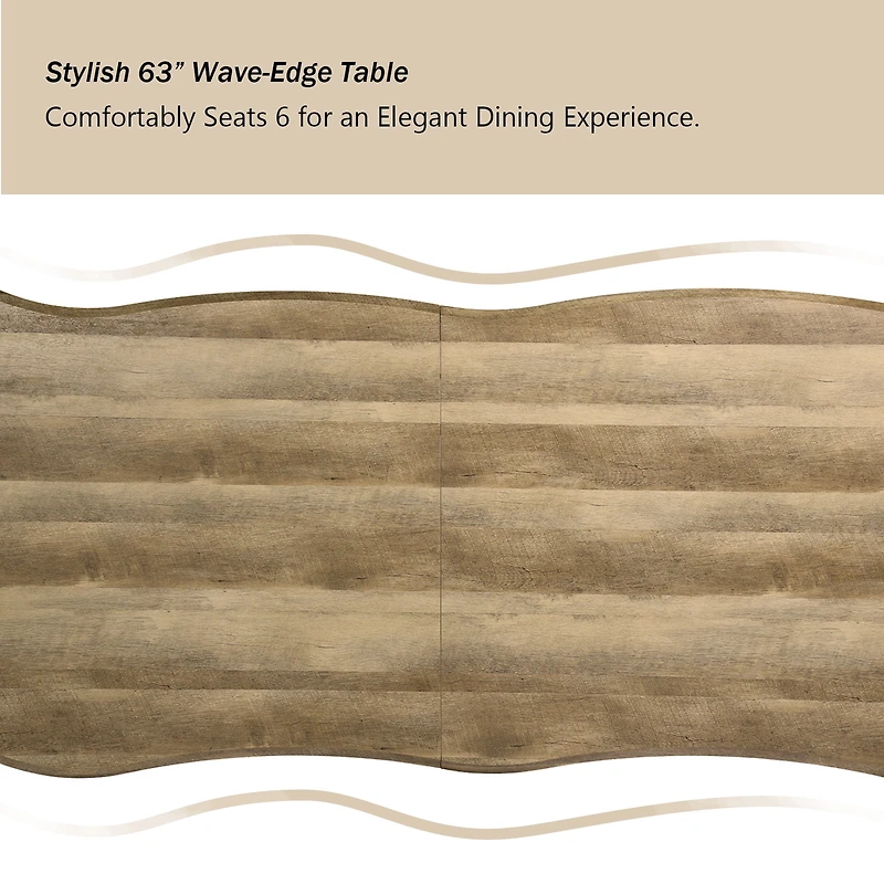 Homy Casa Computer Desk with Live Edge Perfect for Home Office PC Workspace, Walnut