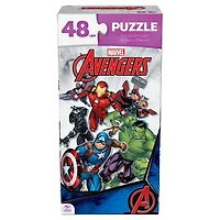 Marvel Avengers, Puzzle de 48 pièces, jouets rétro, puzzles Avengers pour enfants, cadeaux Marvel, jouets super-héros, pour les enfants à partir de 4 ans