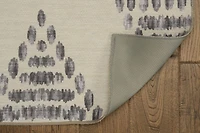 Outdoor Washable Navarre Ivory & Brown 7' x 9' Area Rug