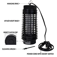 Bite Shield Electronic Flying Insect Killer, AC Powered Mosquito & Bug Control for Indoor & Outdoor Use
