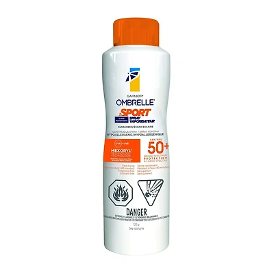 Ombrelle Sport SPF 50+ Sunscreen Spray, 122g