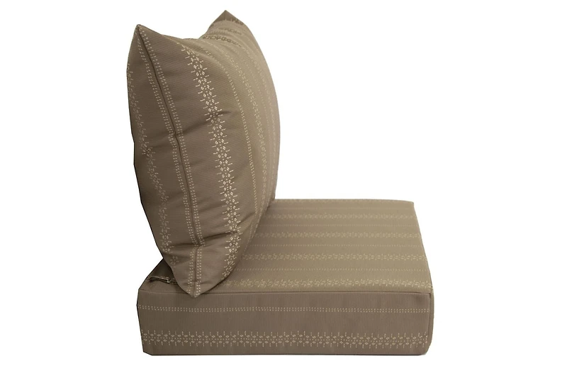 Coussin de siege profonds - Taille de siege: 24 x 24 x 5.75" Taille de dos: 25 x 22.5 x 6.5"