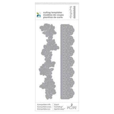 Momenta Die Cutting Template Intricate Flower Border