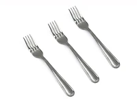 Ensemble de 3 pièces grandes fourchettes Fleetline de Mainstays 3PC DF