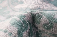 ECARPETGALLERY 5'0" x 8'0"  Transitional Galleria Hand Loomed Area Rug for Living Room, Dining Room and Bedroom in Grey