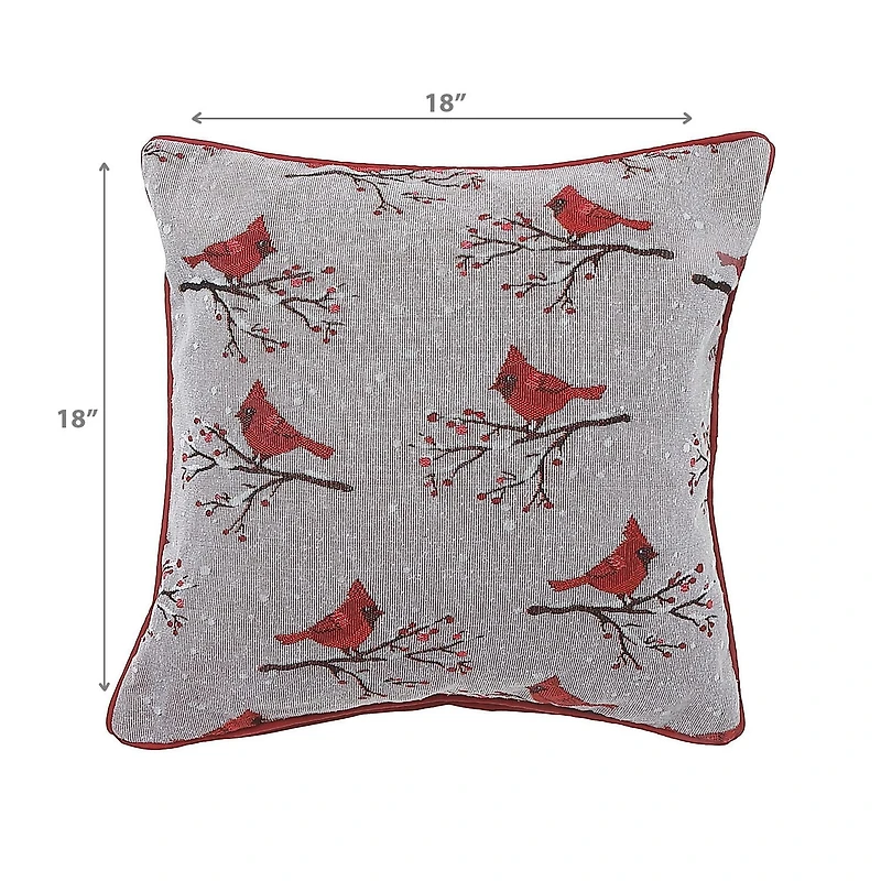 Tapestry Cushion Multi Cardinal 18 X 18 - Set of 2