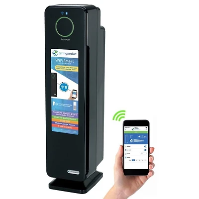 GermGuardian Air Purifier CDAP5500BCA Wi-Fi Smart 4-in-1 with True HEPA