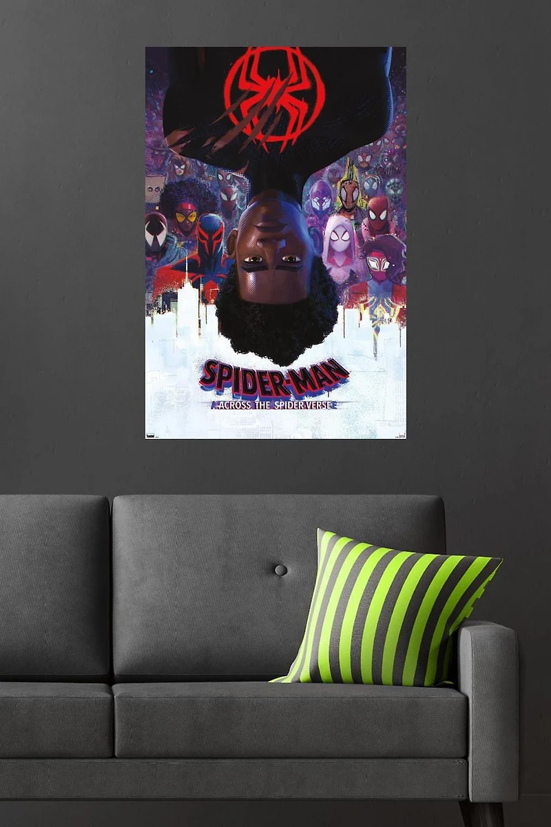 Marvel Spider-Man: Across the Spider-Verse - Official One Sheet Wall Poster, 22.375" x 34"