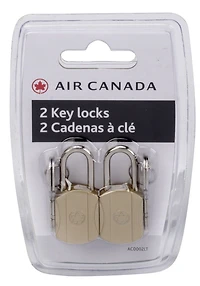 2 Cadenas à Clé par L'Air Canada Serrures à clé