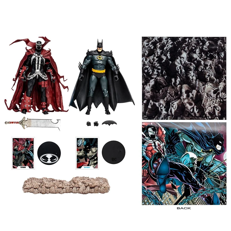 Batman & Spawn (Based on Comics by Todd McFarlane) 7" Figures