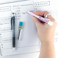 EnerGize-X Retractable Mechanical Pencil (0.7mm) Assorted Set with Super Hi-Polymer Refill HB Leads and Clic Eraser, Mechanical Pencil Kit