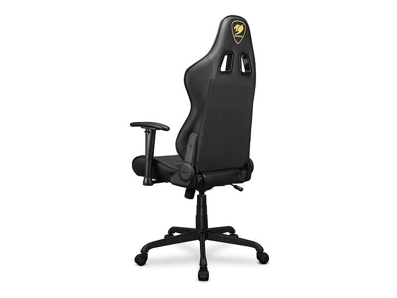 Chaise de gaming Cougar Armor Elite - Cuir PVC avec dossier inclinable jusqu'à 160º, accoudoirs 2D réglables et mécanisme d'inclinaison ajustable, coussins pour la tête et les lombaires