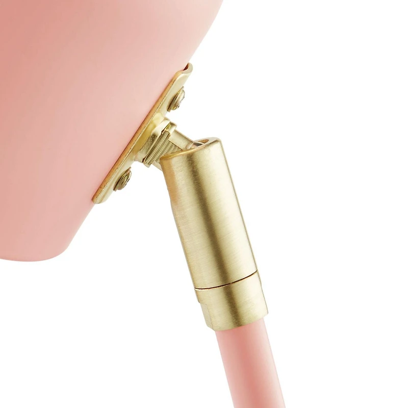 Lampe de travail en métal hometrends 22,9 cm, accents en laiton