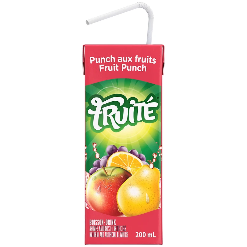 Fruité Fruit Punch Drink, 200mL, FRUITE FRUIT PUNCH DRINK 24X200ML