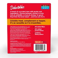 Delectables Lickable Stew Cat Treats 12 Count Variety Pack
