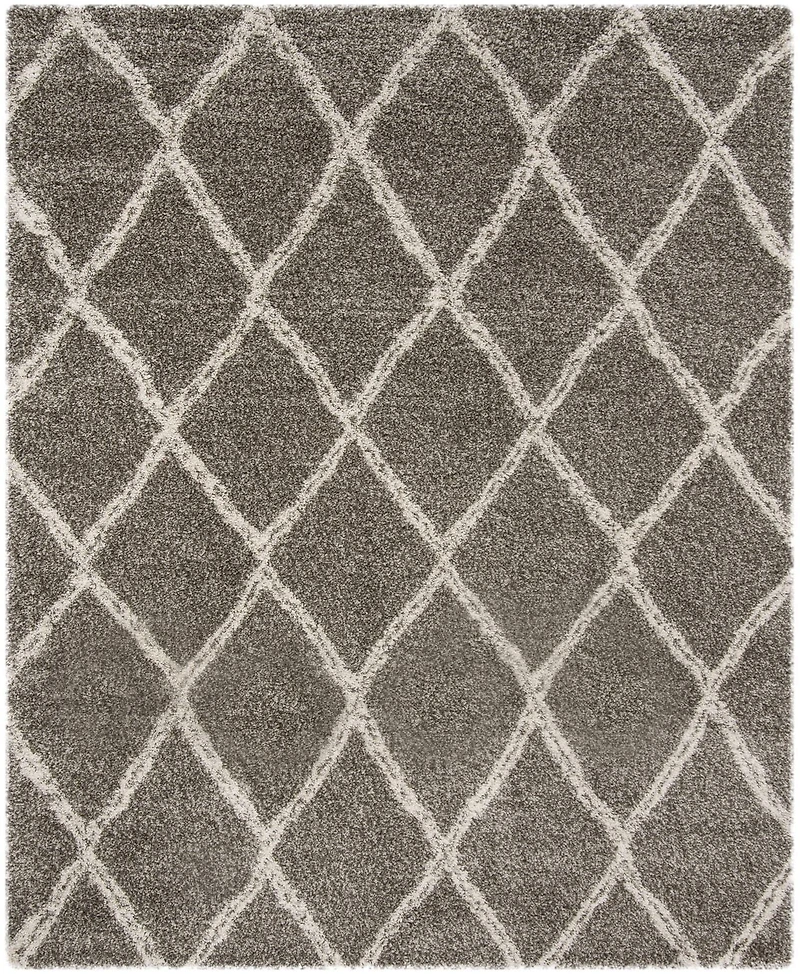 SAFAVIEH Hudson Adella Geometric Diamonds Shag Area Rug